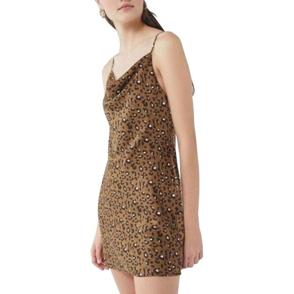 Urban Outfitters Mallory Cowl Neck Slip Dress Size XS - Picture 2 of 7